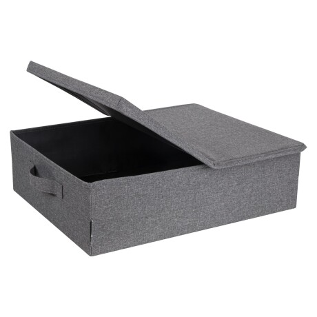 CAJA ORG C/TAPA POLIESTER GRIS UNDERBED