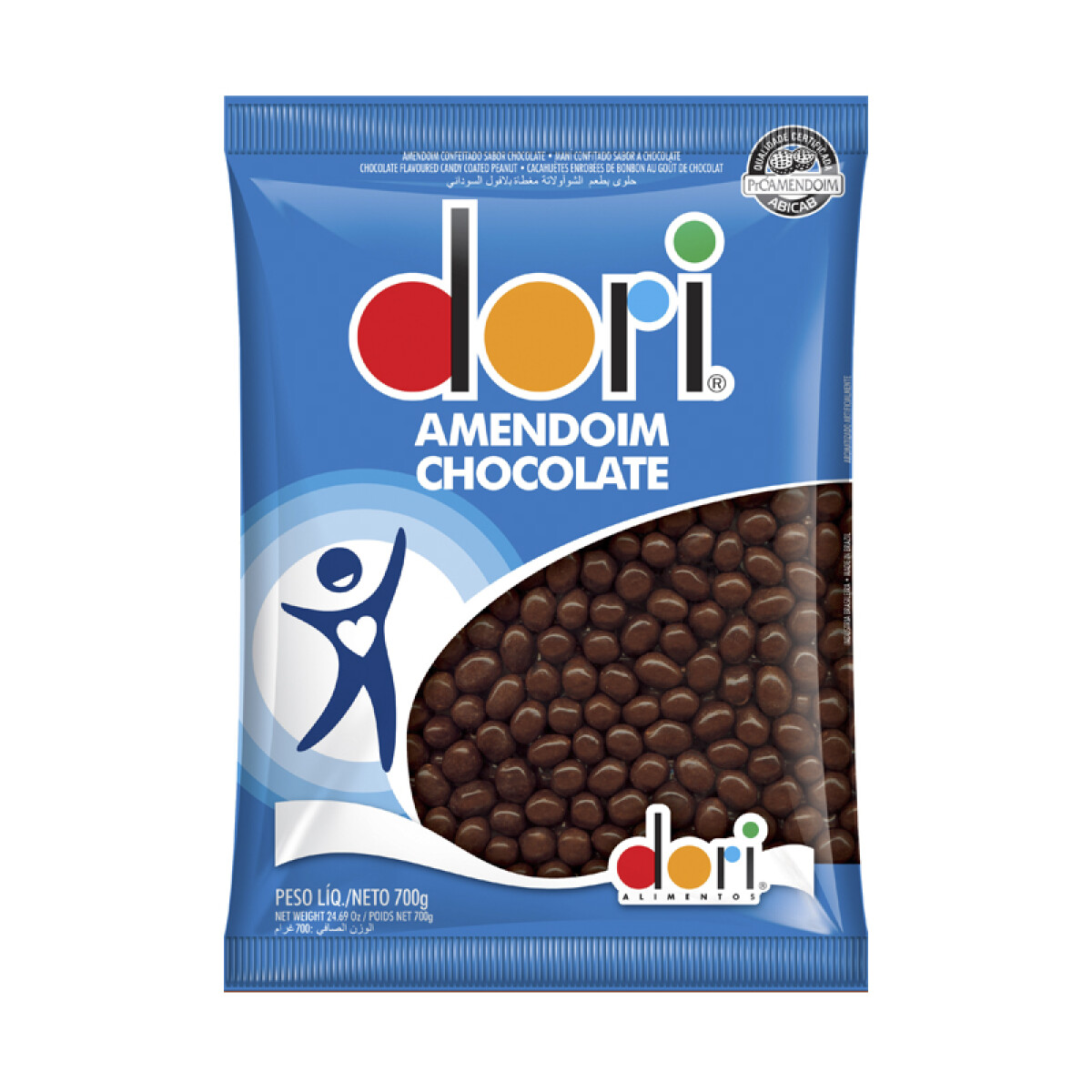 Maní con chocolate DORI 700grs 