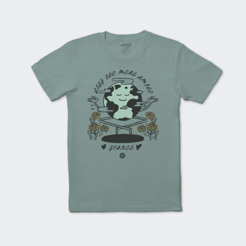 Remera Stance More Amigo Verde
