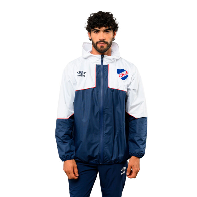 Campera de Hombre Umbro Drift Nacional Blanco - Azul