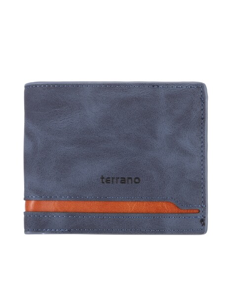 Billetera Horizontal Azul