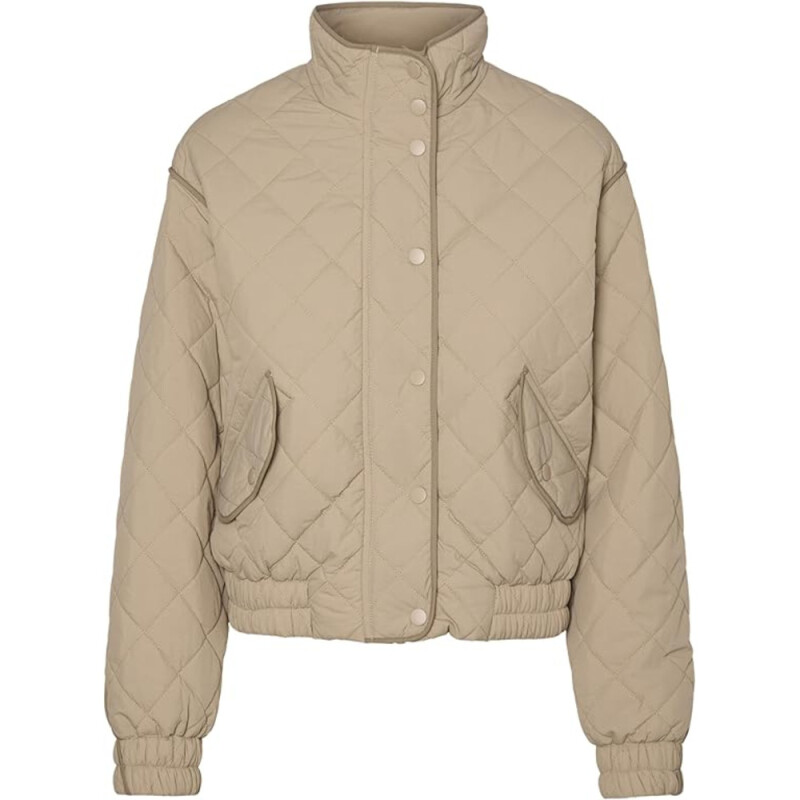 VMVILMA SHORT JACKET ENT Silver Mink