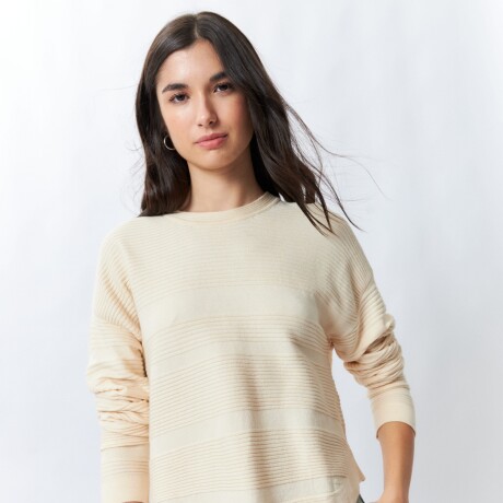 SWEATER ROSA Crudo