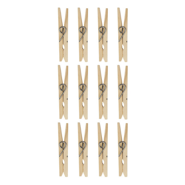 PALILLOS DE MADERA PACK X12 UNIDADES BEIGE