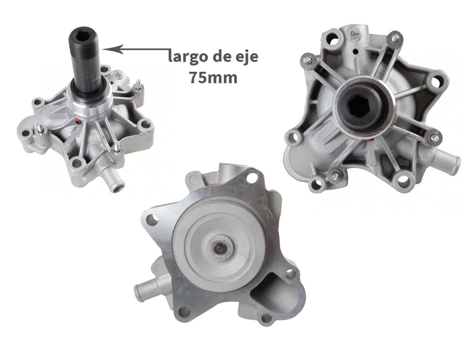 Bomba Agua s/Carcaza Alt Iveco Daily 55C16 Furgon/Daily 35S14 Chasis Cabina Abs (Bra)/Daily 40S14 Chasis Cabina R.Simple Furgon 