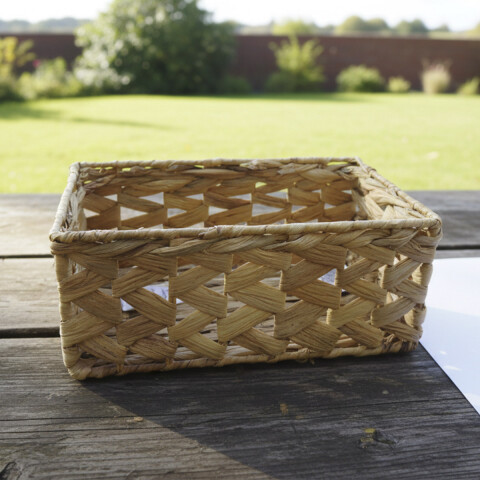 Canasto de Mimbre Rectagular 30 x 20 x 14 cm U