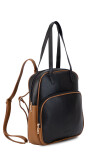 MOCHILA CLARA NEGRO Y SUELA