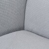 Funda sillón 4 cuerpos lisa gris claro