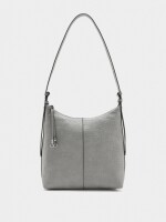 Bolso De Hombro Con Grabado Animal gris
