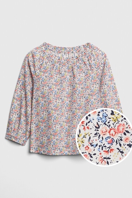 Blusa Floreada Toddler Niña Ditsy Pink