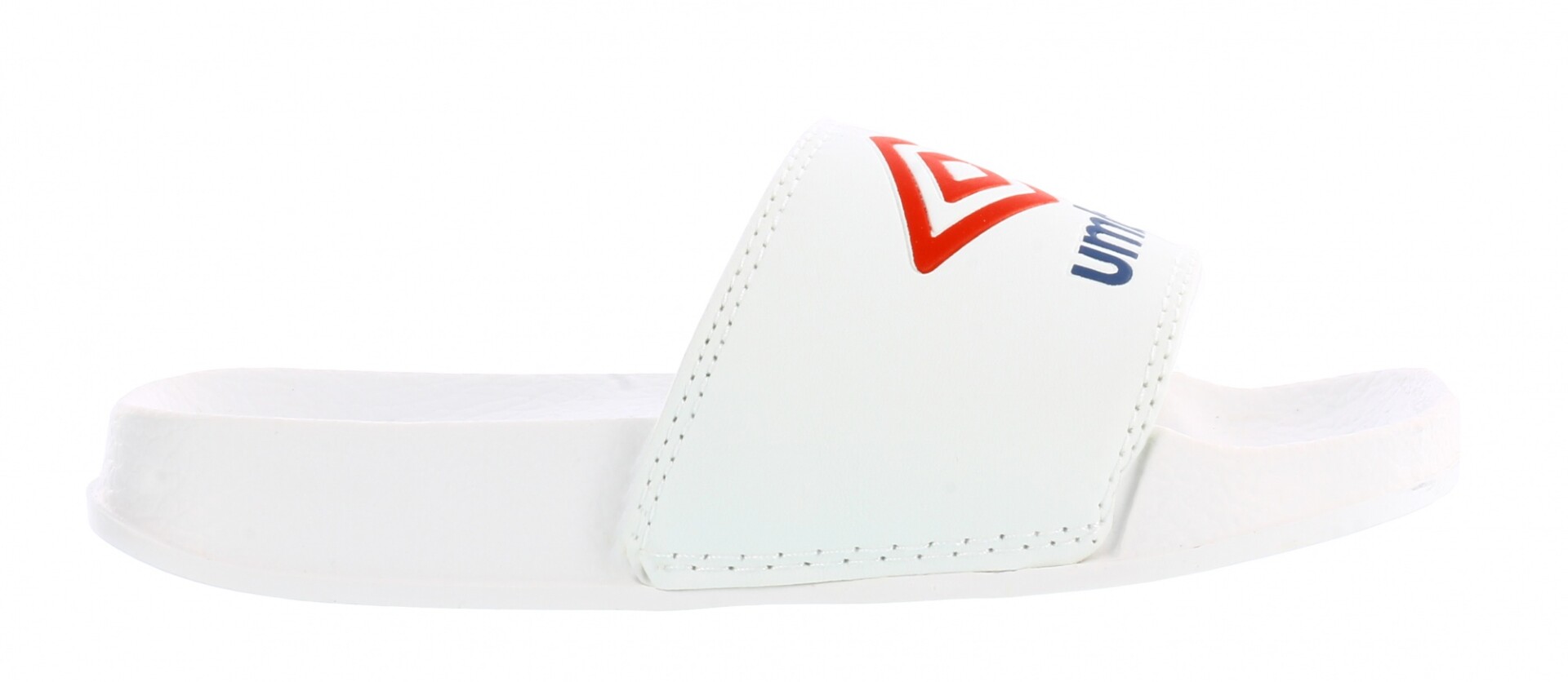 Chanclas de Niños Umbro Locker Room - Blanco - Rojo - Azul Marino 
