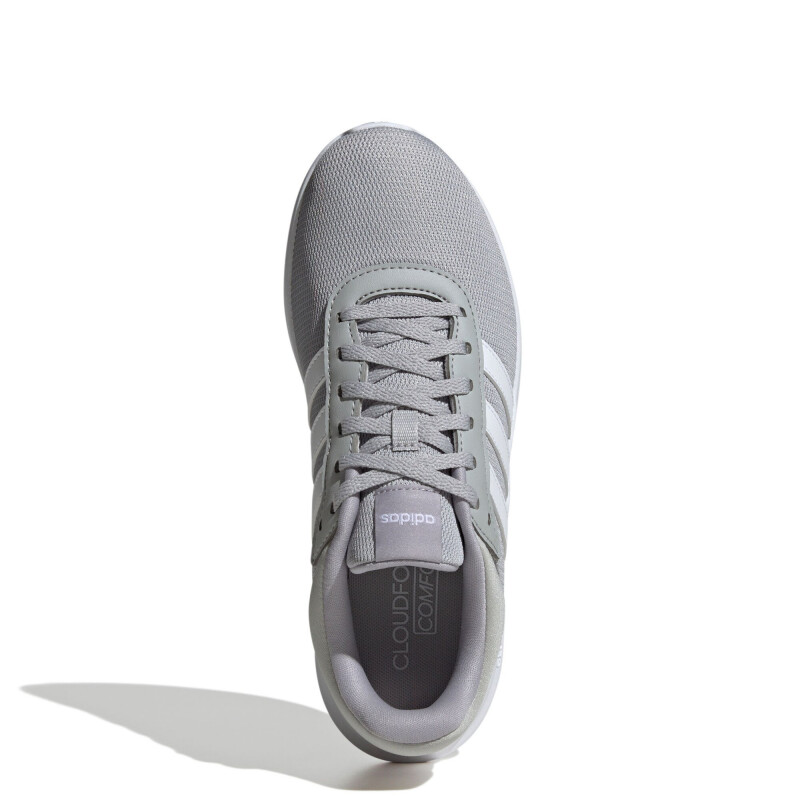 Championes de Mujer Adidas Lite Racer 4.0 Gris - Blanco