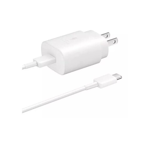 Cargador Original Samsung 15W con cable USB-C a USB-C Blanco Cargador Original Samsung 15W con cable USB-C a USB-C Blanco