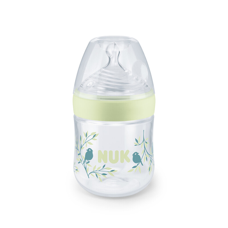 Mamadera Nuk Nature Sense 150 Ml. Silicona T1 Verde Mamadera Nuk Nature Sense 150 Ml. Silicona T1 Verde