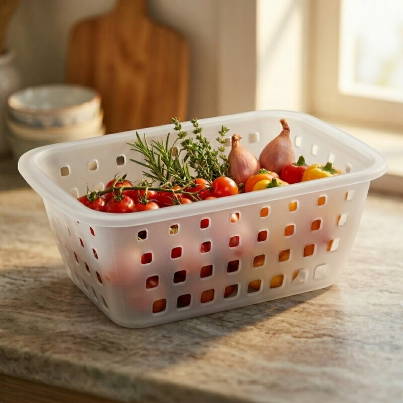 Cesto mediano 3 lts TRANSPARENTE