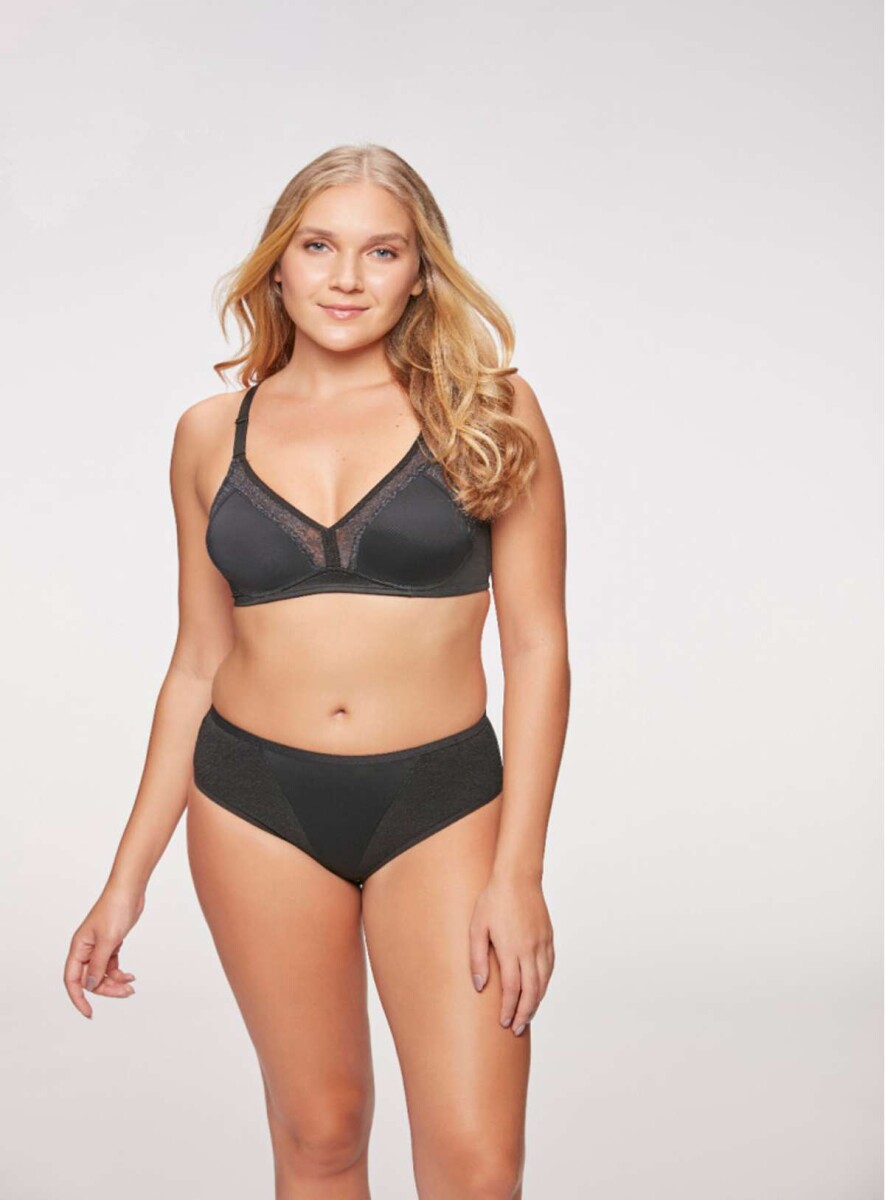 Bikini triumph ladyform lace midi - Negro 