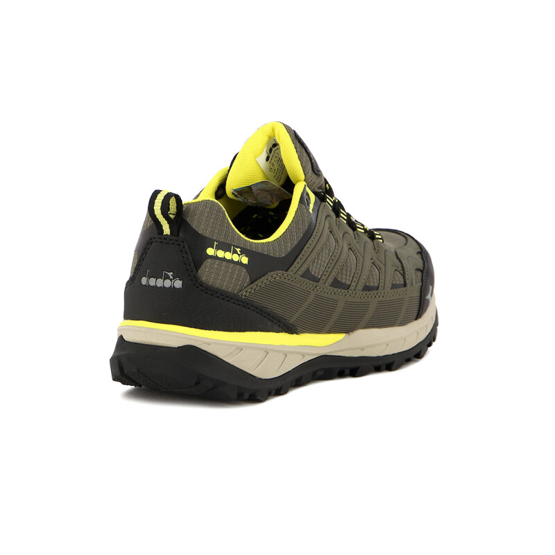 Championes Trekking Impermeables Diadora Unisex Verde-negro