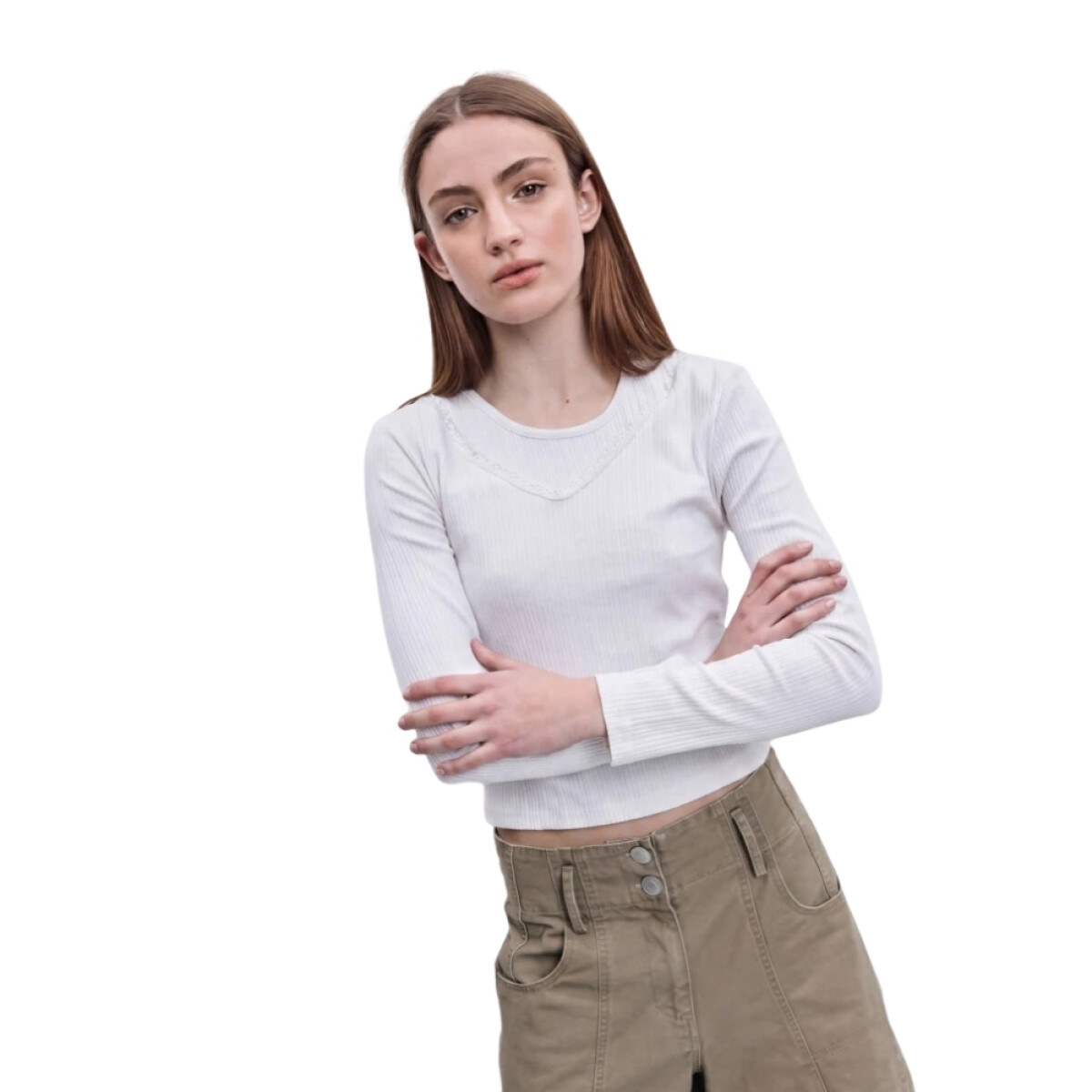 REMERA RUGA XXS-L - BLANCO 