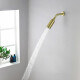 Griferia Ducha Spot Acero Oro Cepillado Incluye Brazo Y Volante DORADO-BRUSHED GOLD