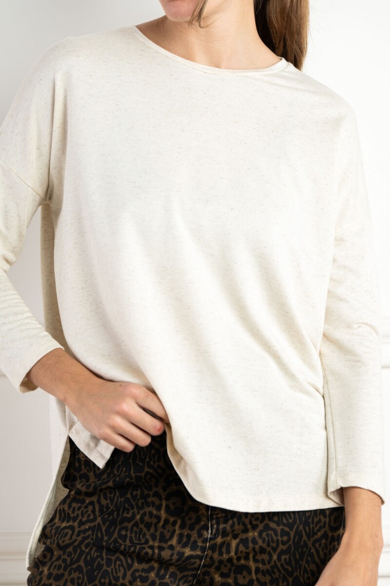 Sweater Con Lino - Arena 