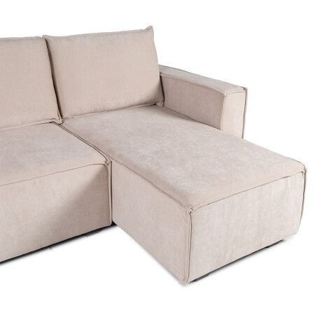 Rinconera Urban - Tela Microfibra - Chaise derecho 12072 (Beige)