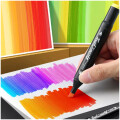 Set De Marcadores Drypens x48 Doble Punta Con Estuche Set De Marcadores Drypens x48 Doble Punta Con Estuche