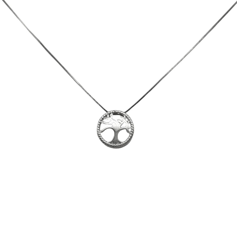 Dije Colgante Árbol de la Vida-Plata 925-Sin piedra-CP3228 sinpiedra