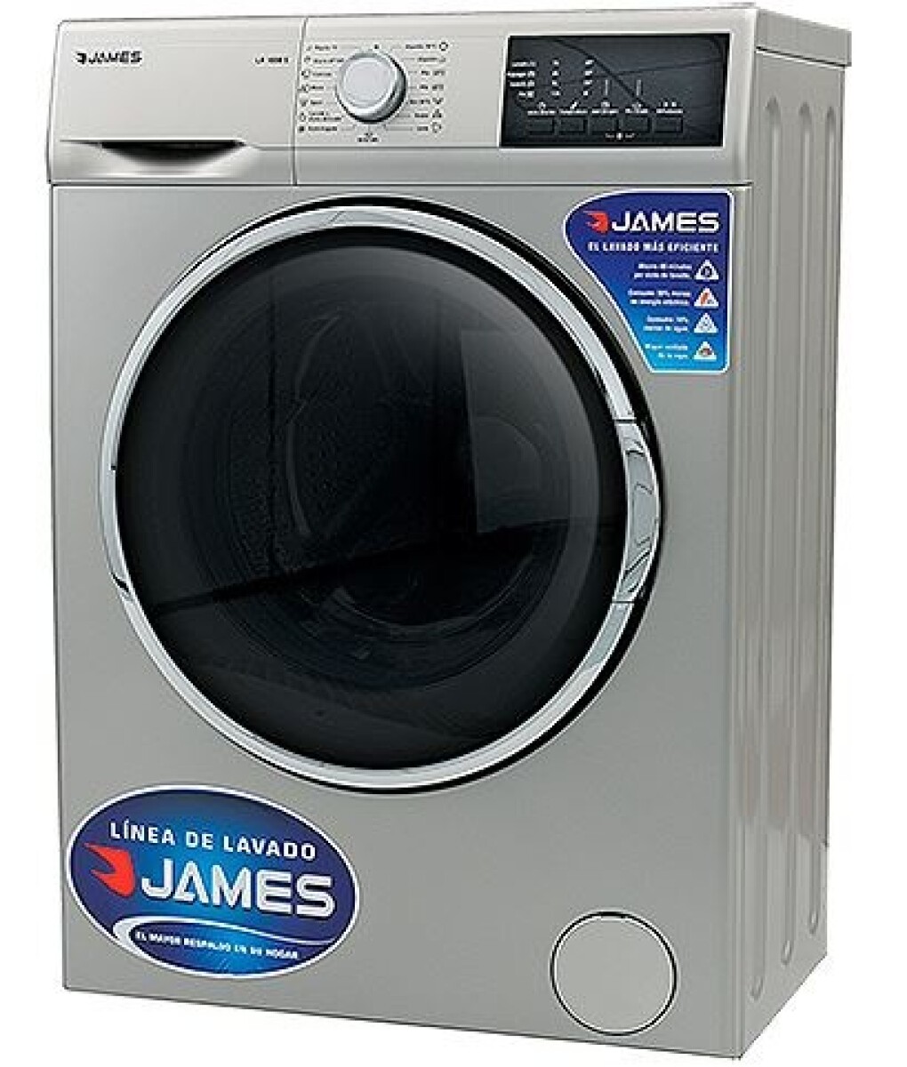 LAVARROPA JAMES LR 8140 S Inverter DARK Silver 8kg - N/A 