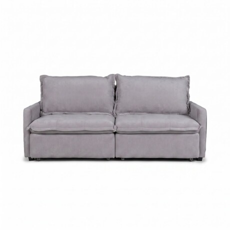 Sofá Cama Oliver - Tela Microfibra 12091 (Gris)