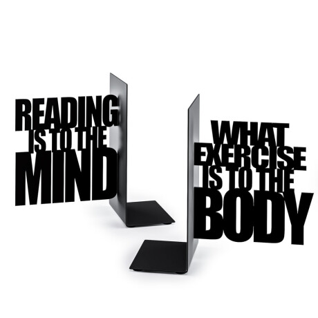 Sujeta Libros Mind Exercise Negro Unica
