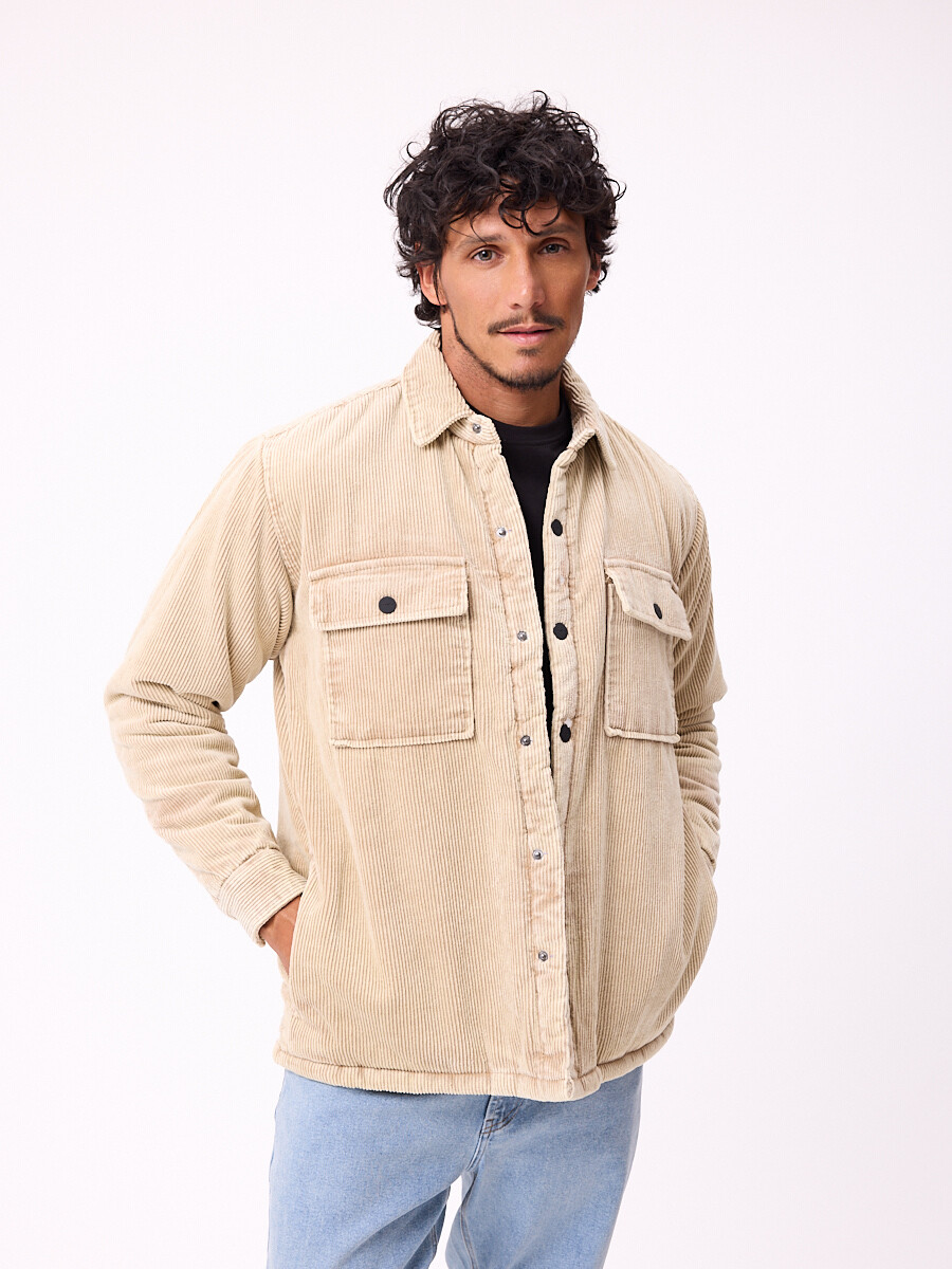 SOBRECAMISA FITZ RUSTY - Camel 