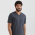 CAMISETA MM MASC PRETO MESCLA