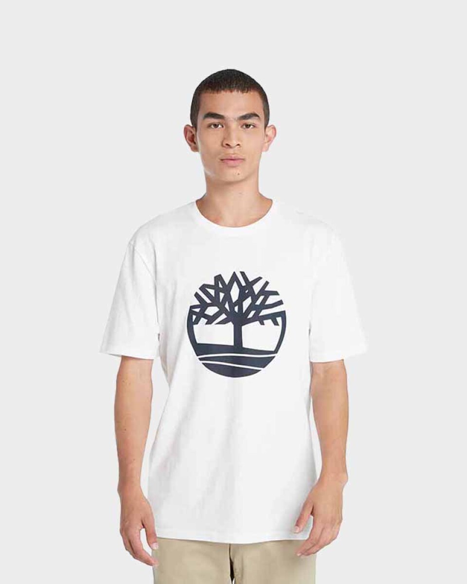 Polo US Tree Logo Short Sleeve Tee Hombre - White 