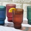 Juego de 4 vasos de acrilico Juego de 4 vasos de acrilico