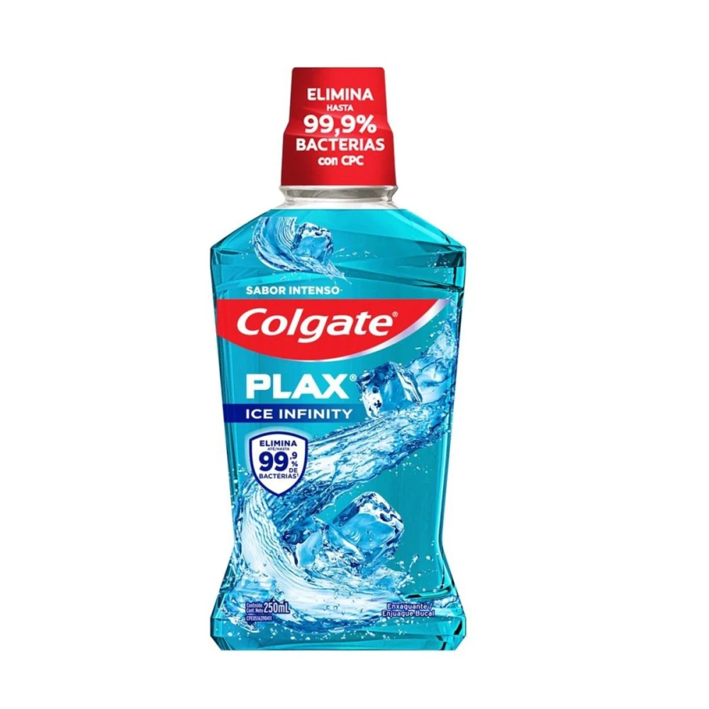 COLGATE PLAX ENJ.BUCAL ICE INFINITY FRAS