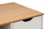 Mesa de Living Nordica Roble/Blanco