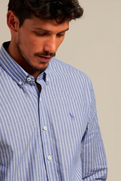 CAMISA ROTEN POLANCO Celeste