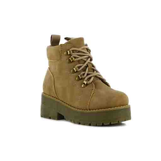Botas de Niña MINI Miss Carol PITI acordonada Beige
