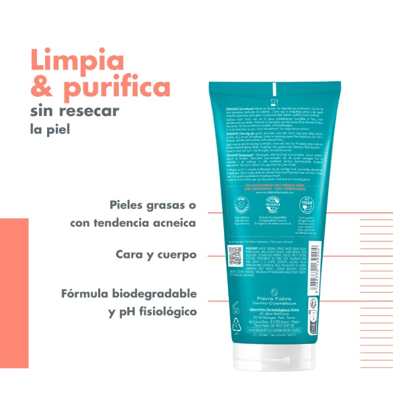 Avene Cleanance Gel 200 Ml. Avene Cleanance Gel 200 Ml.