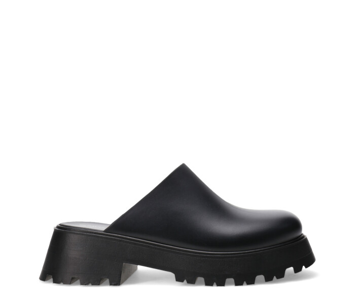 Zuecos de Mujer Miss Carol LIA con plataforma de goma Negro