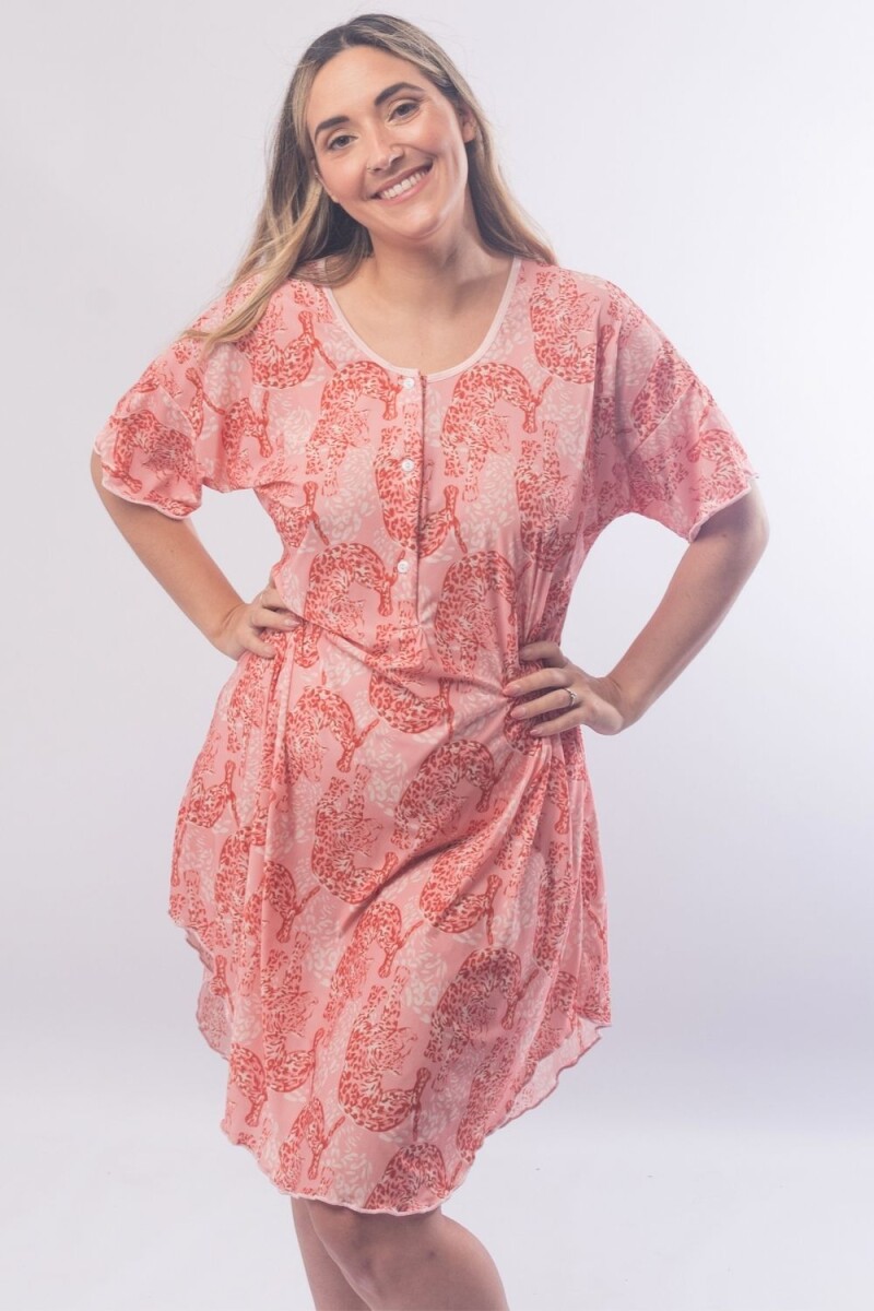 Remerón Maternal Noelia - Print Violeta 