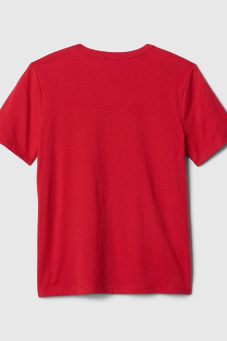Remera Logo Gap Niño Modern Red