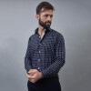 Camisa Luxury negra cuadros