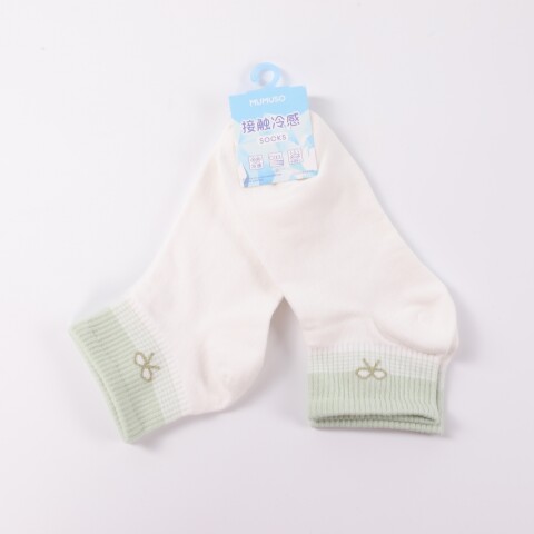 MEDIAS DEPORTIVAS TOBILLERAS PARA MUJER CON LAZO SERIE COOLING (2 PARES/VERDE) MEDIAS DEPORTIVAS TOBILLERAS PARA MUJER CON LAZO SERIE COOLING (2 PARES/VERDE)