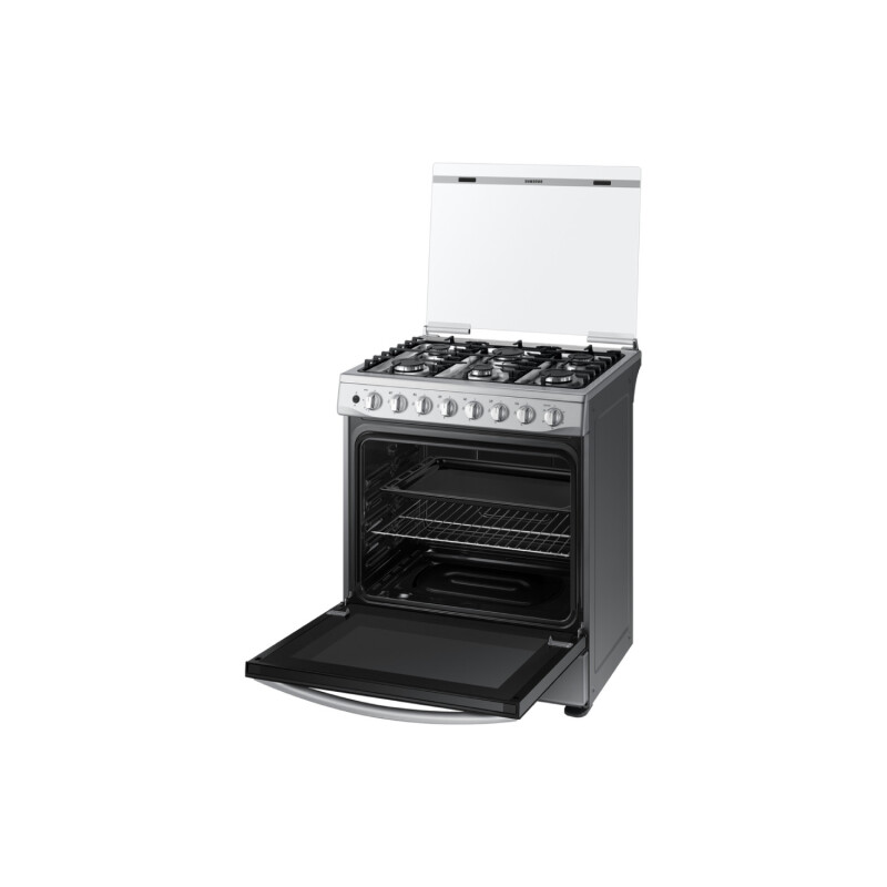 Cocina a Gas Samsung 6 Quemadores Negra con Horno a Gas 146L Cocina a Gas Samsung 6 Quemadores Negra con Horno a Gas 146L