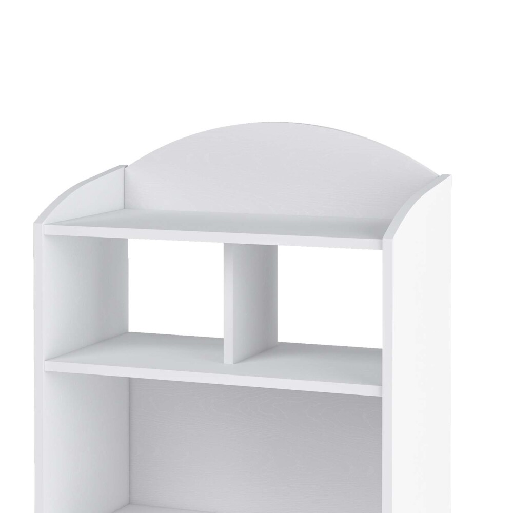 BIBLIOTECA MDF-Y-MDP BLANCO ARCO
