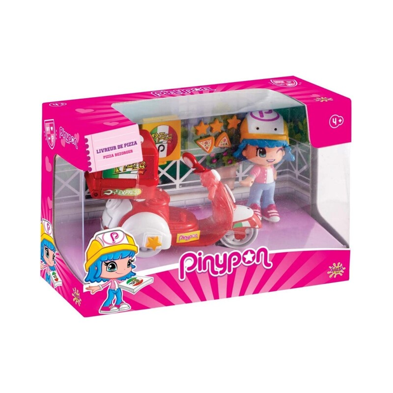 Pinypon delivery moto pizzería con accesorios Pinypon delivery moto pizzería con accesorios