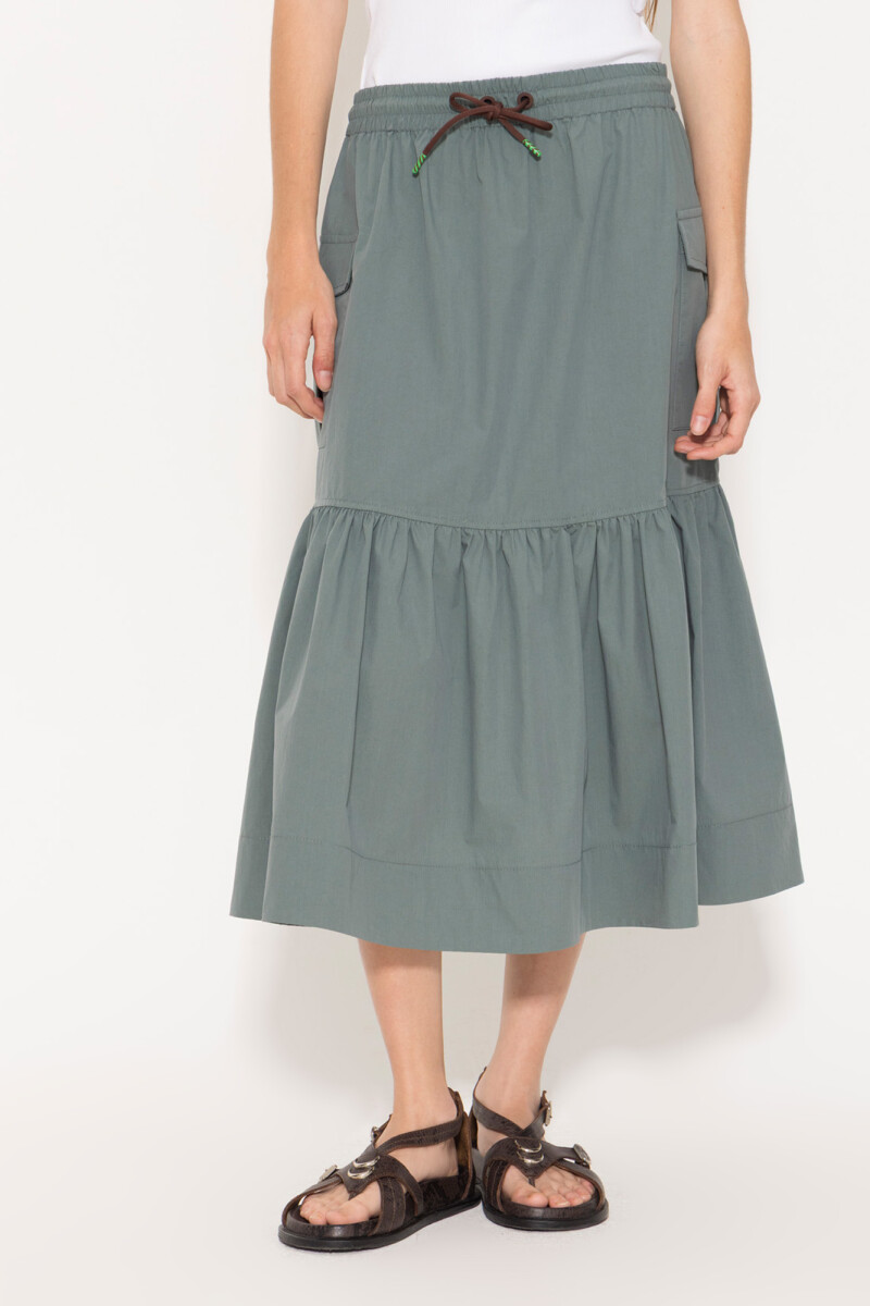 POLLERA JULIA Jungle Petrol