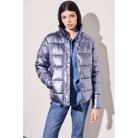 Campera Engomada Water Repellent Celeste
