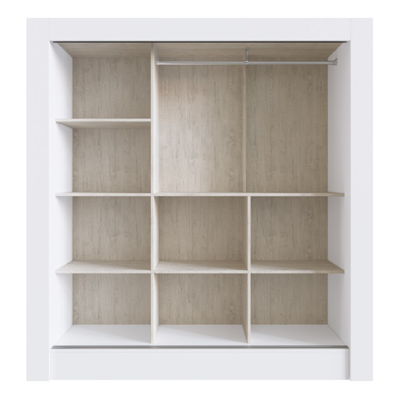 Placard Ropero 3 Puertas Corredizas Dormitorio Marrón